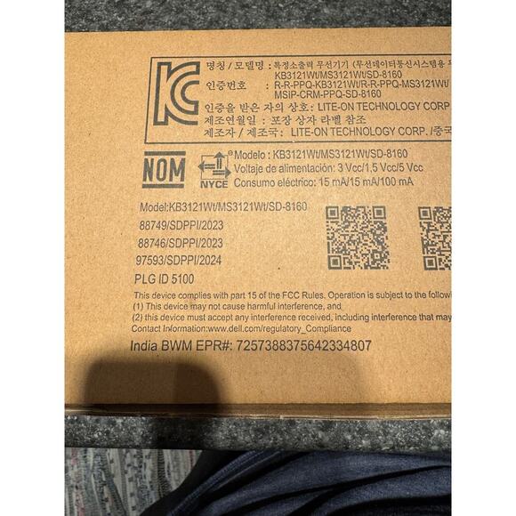 Dell KM5221W Pro Wireless Keyboard & Mouse Combo – Black – NEW in box never used - Picture 16 of 16